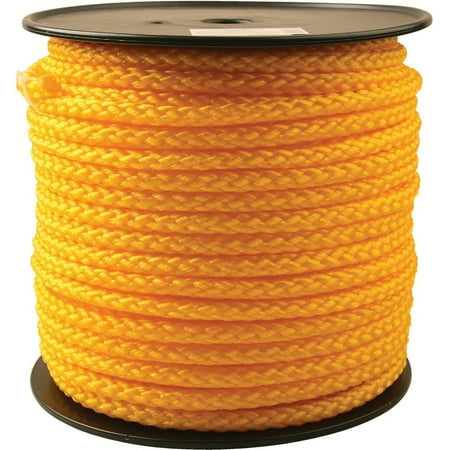 

1PK Do it Best 1/2 In. x 250 Ft. Yellow Braided Polypropylene Rope