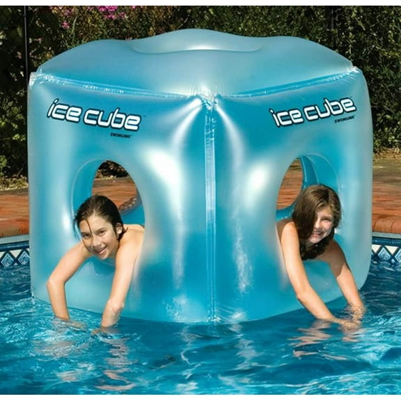 Swimline Ice Cube Fun Pool Float Habitat 50"
