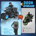 thumbnail image 2 of Motocicleta con control remoto Eulogia mejorada con luces RGB, 2 of 7