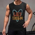thumbnail image 2 of Let Them Men'S Muscle T-Shirt, Sleeveless, Muscle Tank Tee Top L, 2 of 7