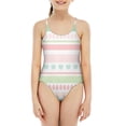 thumbnail image 3 of mxghjsw Girl's Pink Cute Pattern Swimsuits (2), 3 of 4