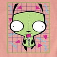 thumbnail image 3 of Invader ZIM - GIR Sticking Tongue Out - Retro Style Grid - Toddler And Youth Girls Short Sleeve Graphic T-Shirt, 3 of 5