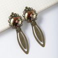 thumbnail image 4 of Bohemia Set of Vintage Copper-Colored Lace Bookmarks - Stainless Steel Book Markers for Readers and Book Lovers, 4 of 5