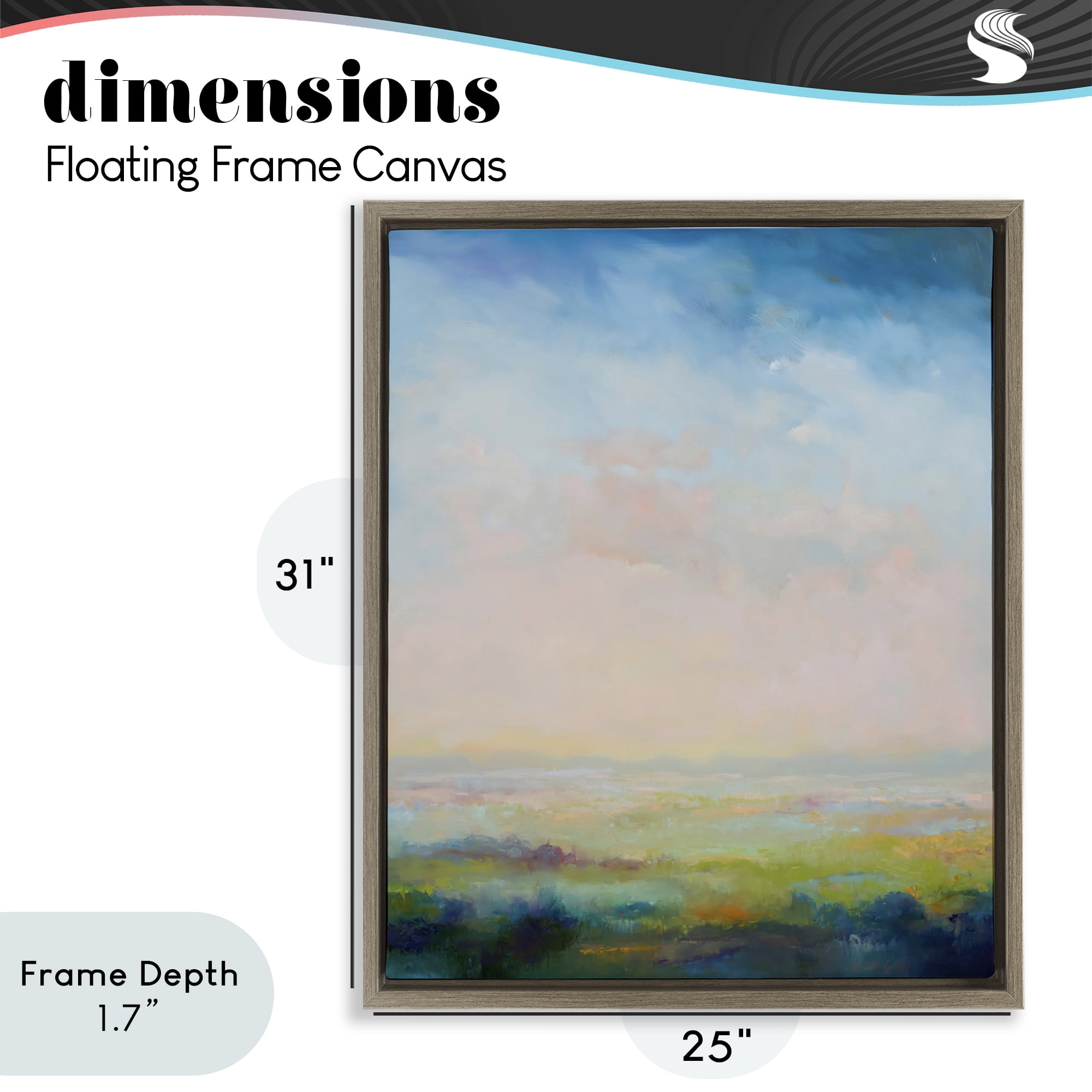 Stupell Industries Mystic Marsh Serenity Brown Framed Floater Canvas Wall Art, design by William McCarthy