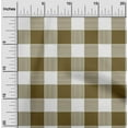 thumbnail image 1 of oneOone Polyester Lycra Dark Olive Green Fabric Gingham Check Sewing Craft Projects Fabric Prints By Yard 56 Inches Wide, 1 of 4