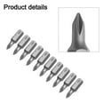 thumbnail image 4 of BTOER 10 Pcs PH1 PH2 PH3 Ensemble de Tournevis en Alliage d'Acier 25mm Outils à Main Magnétiques, 4 of 9