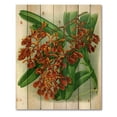 thumbnail image 3 of Designart 'Flowers Retro II' Farmhouse Print on Natural Pine Wood, 3 of 5