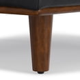 thumbnail image 5 of Simpli Home Morrison 49 inch Wide Mid-Century Modern Table Ottoman in Graphite Grey Genuine Leather, 5 of 9