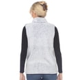 thumbnail image 3 of White Mark Women's Zip Up Sherpa Vest, 3 of 6
