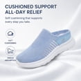 thumbnail image 5 of CHICVOMEY Comfort Women Sneakers Lightweight Slip On Sneakers Shock Absorbing Mesh Walking Shoes for Daily Outdoor & Indoor Home Use, 5 of 8