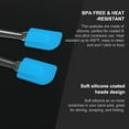 thumbnail image 5 of 2pcs Kitchen Utensils Flexible Silicone Spatula Heat Resistant Rubber Scraper Cooking Baking Blue, 5 of 7