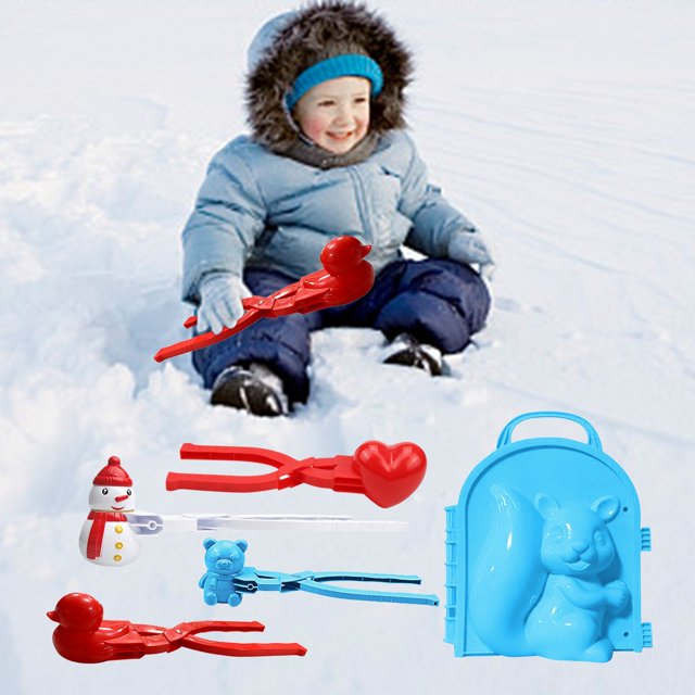 Snow Snowball Maker Clip Maker Animal Shaped Snow Sand Mold Tool Kit de juguetes de nieve de invierno Wmkox8yii shdjk3613
