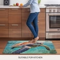 thumbnail image 5 of Sea Turtle Doormat Outdoor Entrance 20"x31.5", Coastal Nautical Ocean Summer Beach Absorb Moisture Dirt Door Mats, Non-Slip Rubber Backing Floor Mats Indoor, Low-Profile Front Door Rugs, 5 of 9