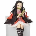 thumbnail image 6 of Nezuko Kamado Action Figure Eating Rice Balls Series Demon Figures Monster Slayer Ghost Slayer Collection Toys Car Desk Decor, 6 of 8