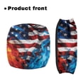 thumbnail image 2 of HELLHERO Trendy Flame American Flag Breathable Rollator Walker Cover & Seat Back Covers Non-Slip Fit Waterproof for Suitable for Parks and Street, 2 of 7