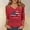 Red, variant on Textilo We the People T-Shirt for Women 3/4 Sleeve V Neck Shirt American Flag Design T-Shirts 250 Year American Anniversary Freedom Tee,Gray XL
