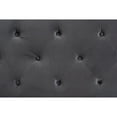 thumbnail image 3 of Baxton Studio Leone Modern and Contemporary Grey Velvet Fabric Upholstered King Size Headboard,Wholesale Interiors, 3 of 7
