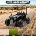 thumbnail image 4 of Accreate Electric 24V 2-Seater Ride-On UTV for Kids, 4WD, Parent Remote, Sun Shade, Spring Suspension, LED Headlights, Music Player, Ages 3+, All-Terrain Car, 4 of 6