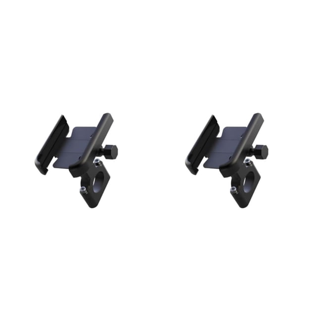 Riwesomey Soporte de teléfono antichoque para bicicleta de montaña y carretera, soporte ajustable para teléfono inteligente de aleación de Type1 NO1