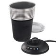 thumbnail image 2 of K-fee® Lattaero 4 in 1 Milk Frother/Foamer, Warm & Cold Foam, Milk Warmer, Stainless Steel, Easy to Clean, Cappuccino, Latte, 2 of 5