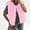 Pink, variant on Faux Furs Vests for Women Casual Loose Winter Warm Waistcoat Fuzzy Thicken Cardigan Open Front Vests