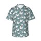 thumbnail image 1 of Balery Farm Birds Camisas hawaianas de manga corta para hombre, camisas playeras de corte holgado, camisas de vacaciones con botones,X-Large, 1 of 7