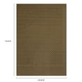 thumbnail image 6 of Mainstays Dylan Solid Diamond Olefin Brown Indoor Area Rug, 5' x 7', 6 of 8