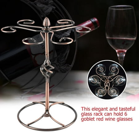 Bar Glass Racks For Home Bar Filfeel Red Wine Glass Stemware Hanger Holder Hanging Rack Shelf Bar, Red Wine Holder,Red Wine Holder ()