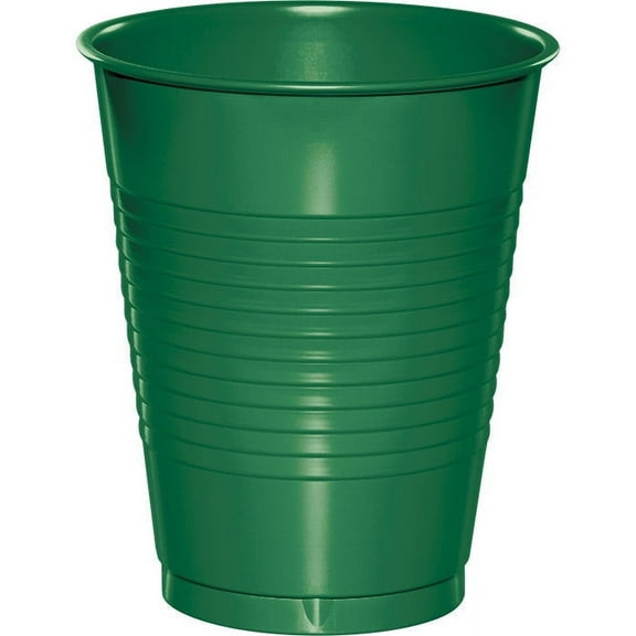 240 Count Bulk Pack Emerald Green 16 oz Plastic Cups