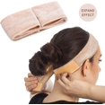 thumbnail image 5 of pinzas para el pelo falsas, diadema de terciopelo, diadema de algodón elástica, 5 of 5