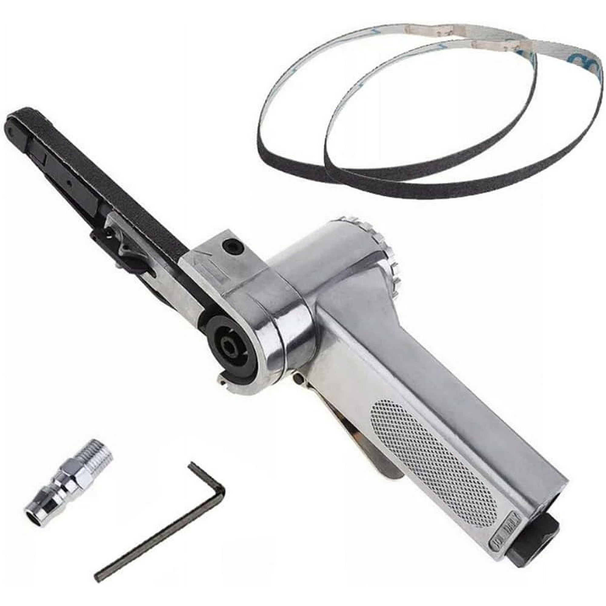 HAHDAXIA Mini Air Belt Sander Pneumatic Handheld Angle Grinder Tool for Wood Metal Sanding Grinding 330x10mm Walmart