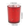 thumbnail image 3 of Bfogop Christmas Votive Candle Holders: Glass Tealight Candle Holder Tea Candle Holder for Jar Candles Candle Holders for Table Centerpiece Home Xmas Party Decorations Gifts, 3 of 7