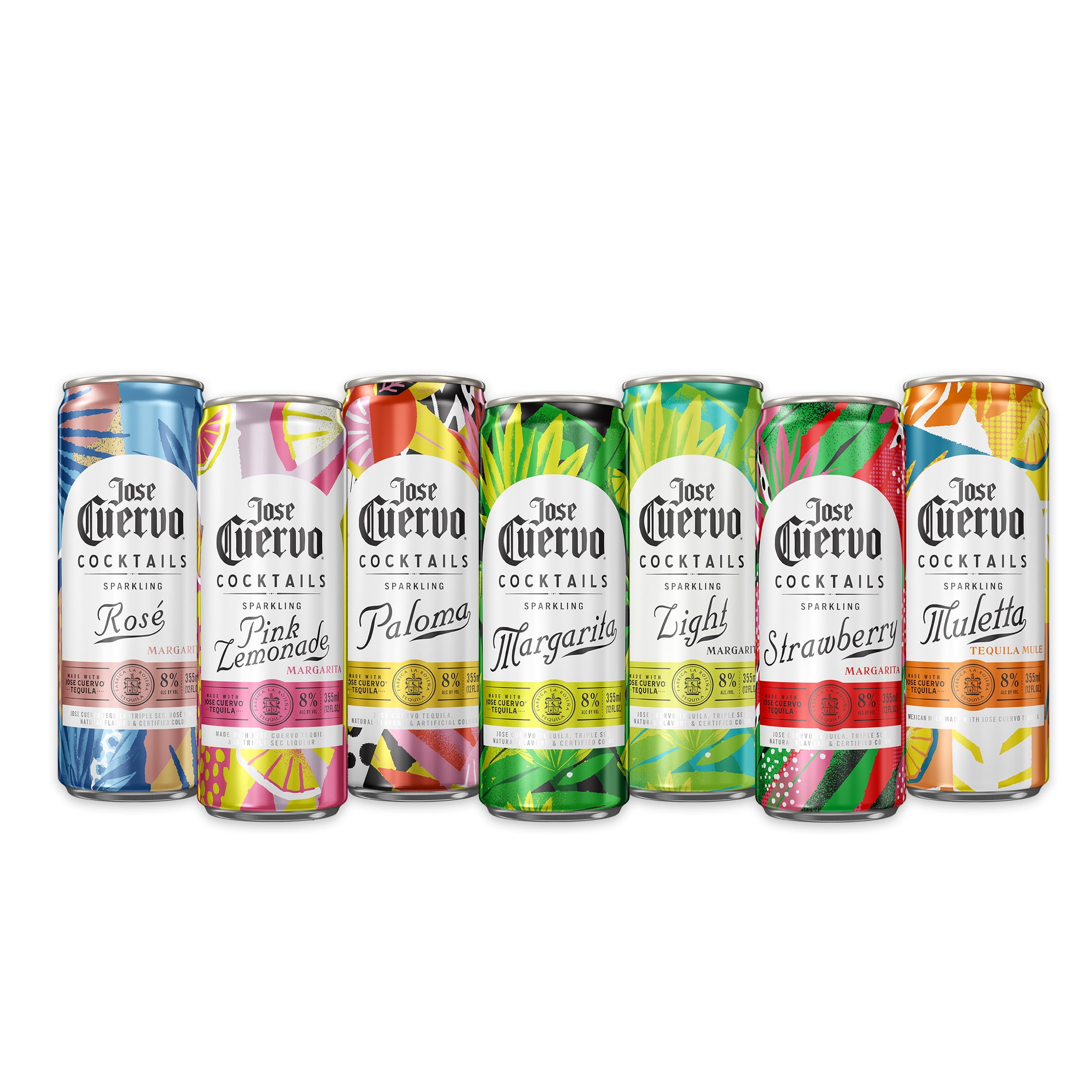 Jose Cuervo Sparkling Paloma Cocktail, 4 pack, 355 ml Cans, 8% ABV