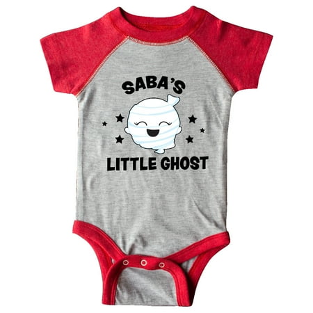 

Inktastic Cute Saba s Little Ghost with Stars Gift Baby Girl Bodysuit