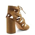 thumbnail image 4 of Sandalia con tacon Color Camel Para Mujer De RBCOLLECTION, 4 of 4
