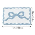 thumbnail image 4 of Bow Bathroom Rugs Rug Cute Bath Mat Girly Shower Rug Bath Mat Bow For Bedroom Kitchen Bathroom Floor Carpet, 4 of 7