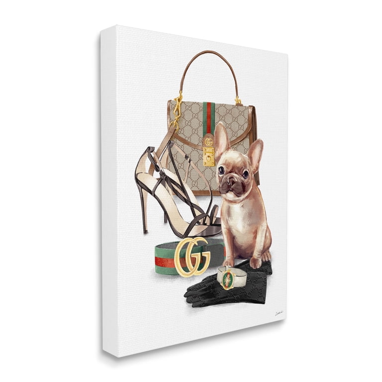 Designer Bag With Dog Logo