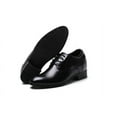 thumbnail image 2 of CMR CHAMARIPA Elevator Dress Shoes - Shoes That Increase Your Height - Black Derby Shoes 7 CM / 2.76 Inches, 2 of 5
