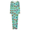 thumbnail image 6 of Mqqzkk Womens Pajama Sets 2 Piece Cute Printed Pjs Sleepwear Soft Comfy Loungewear Long Sleeve Pullover Top and Pants L, 6 of 6