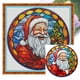 thumbnail image 1 of Hilo Algodón Bordado Vitral Impreso 18 Quilates Punto Cruz Papá Noel 25x25cm, 1 of 9