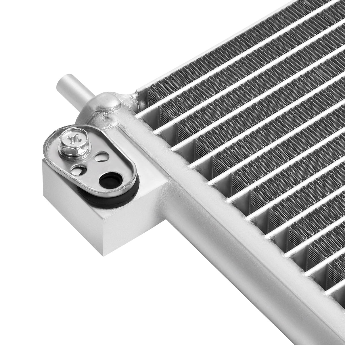 LEDKINGDOMUS AC Condenser Compatible with 2012-2015 Honda Civic L4 1.5L 1.8L 2.4L & 2013-2022 Acura ILX L4 1.5L 2.0L 2.4L, Replacement for OEM# 80110TR0A02, Heavy-Duty Aluminum, Leak Tested