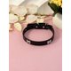thumbnail image 1 of Pet Supplies Punk Style Pu Leather Bone Shaped Dog Collar For Small Medium Large Dogs, Multiple Colors Available, 1 of 4