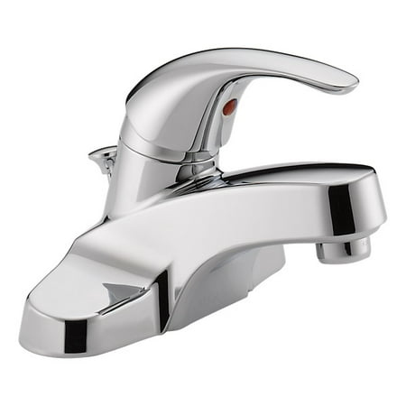 Peerless Tunbridge Centerset Single Handle Bathroom Faucet in Chrome