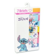 Stitch Girls Cotton Brief Character Underwear, 7-Pack, Size 4-8