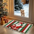 thumbnail image 4 of ToyKingdee Christmas Kitchen Rugs Bathroom Rug Non-Slip Red Door Mat Rugs for Entryway Indoor, Small Washable Throw Soft Bath Mat, Holiday Decor Untra-Thin Carpet, 4 of 6
