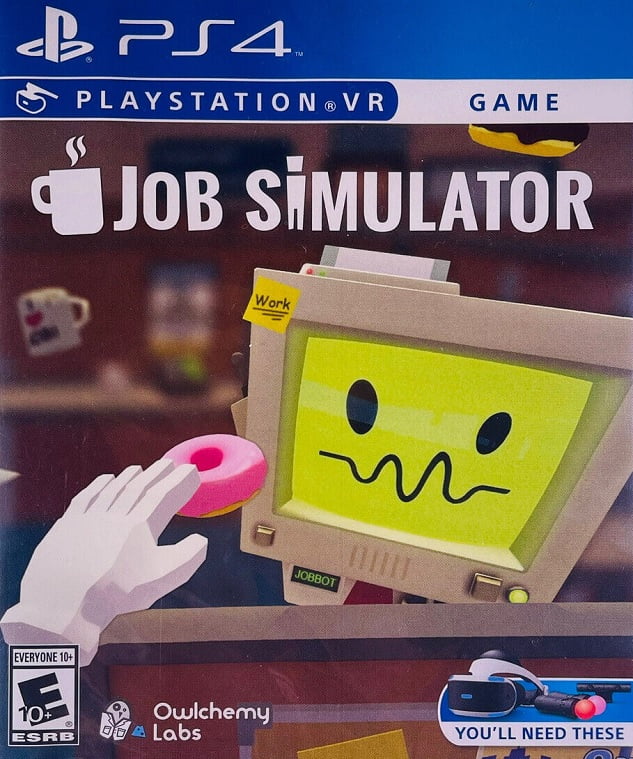 Restored Job Simulator (Sony PlayStation 4VR, 2017) Work Game