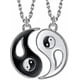 thumbnail image 1 of Friendship Necklace Ying Yang, Yin Yang Couple Chain, Tai Chi Pendant Necklace, Ying Yang Necklace, 1 of 5