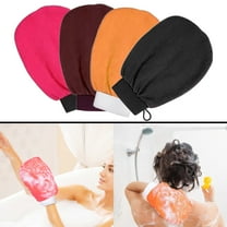 Deep Exfoliating Gloves, Body Scrub Gloves for Bath or Shower, Men's Women's Deep Clean Exfoliating Tool to Remove Dead Skin and Dirt, Home Spa Exfoliating Gloves for Self-Tanning