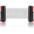 thumbnail image 1 of Système de Filet de Tennis de Table Rétractable Réglable, Design Pliable Portable, 1 of 5