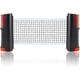 thumbnail image 1 of Red de tenis de mesa retráctil Rawiri Red de tenis de mesa retráctil para cualquier mesa con red de tenis de mesa portátil y varilla de extensión trasera, juego de raqueta y pelota, juegos en casa, 1 of 5